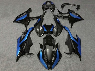 Black Metallic Blue 2019-2022 BMW S1000RR Motorcycle Fairings