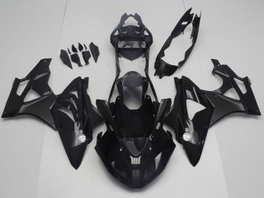 Black Matte Black 2019-2022 BMW S1000RR Motorcycle Fairings