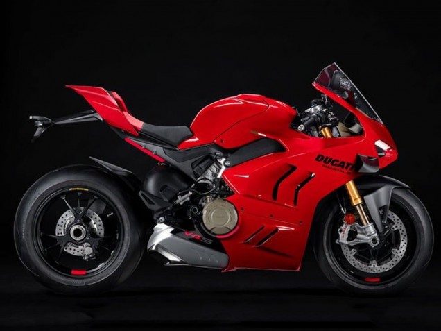 Red 2022-2024 Ducati Panigale V4 V4S Motorcycle Fairings