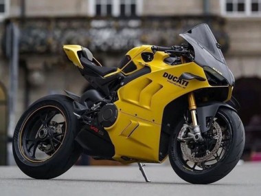Yellow Black 2022-2024 Ducati Panigale V4 V4S Motorcycle Fairings