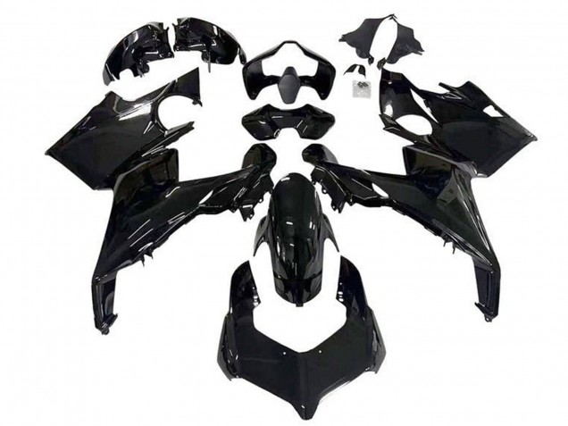 Glossy Black 2018-2019 Ducati Panigale V4 V4S Motorcycle Fairings