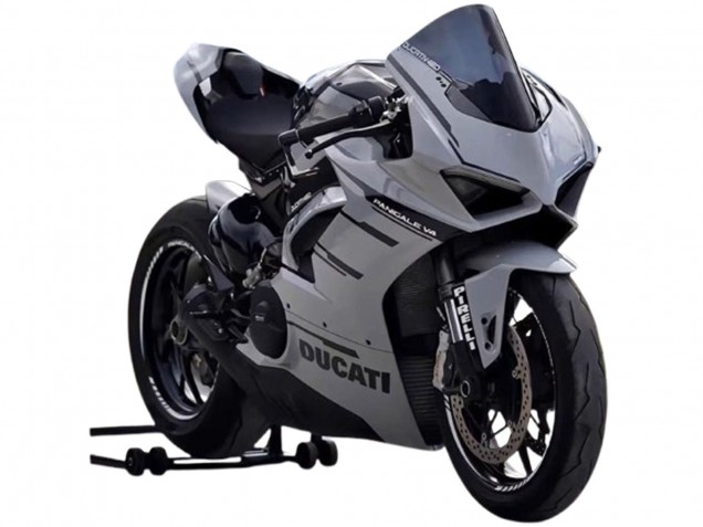 Grey Black 2018-2019 Ducati Panigale V4 V4S Motorcycle Fairings