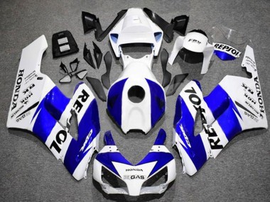 White Blue Black Repsol 2004-2005 Honda CBR1000RR Motorcycle Fairings