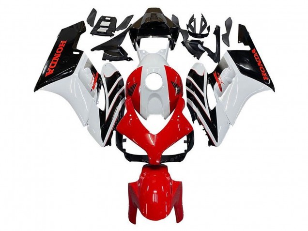 White Red Glossy Black Stripe 2004-2005 Honda CBR1000RR Motorcycle Fairing
