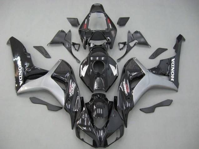 Silver Glossy Black 2006-2007 Honda CBR1000RR Motorcycle Fairing