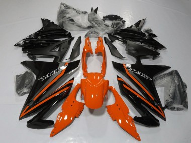2016-2018 Orange Grey Glossy Black Honda CBR500R Motorcycle Fairings