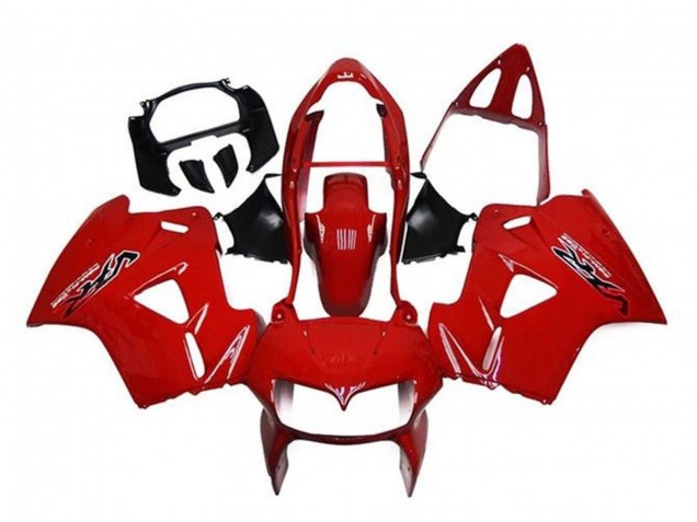 Red Black White 2002-2013 Honda VFR 800 Motorcycle Fairings