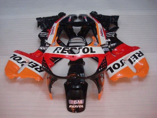 Orange White Red Glossy Black Repsol 1994-1995 Honda CBR900RR 893 Motorcycle Fairings