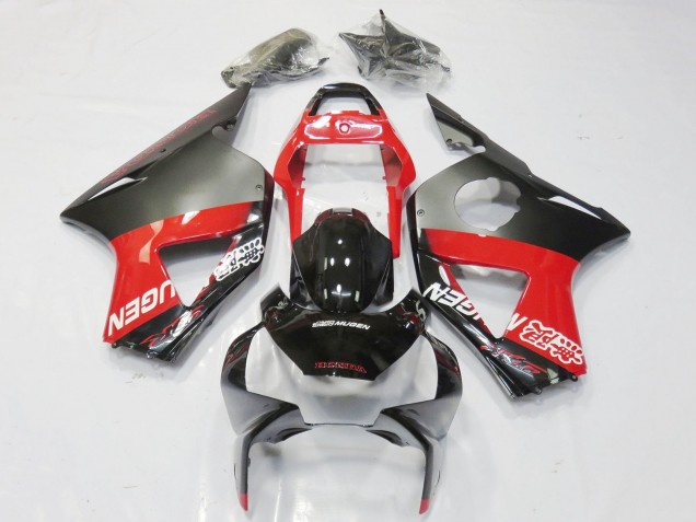 Grey Red Glossy Black Mugen 2002-2003 Honda CBR900RR 954 Motorcycle Fairings