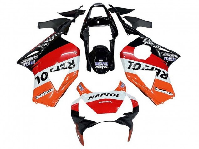 White Orange Red Glossy Black Repsol 2002-2003 Honda CBR900RR 954 Motorcycle Fairings