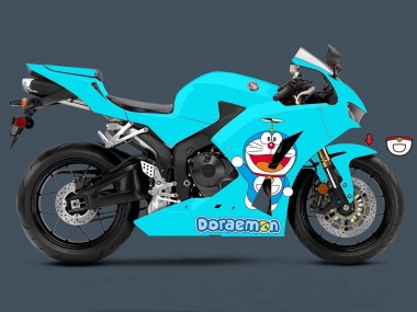 Light Blue Doraemon 2013-2023 Honda CBR600RR Motorcycle Fairings