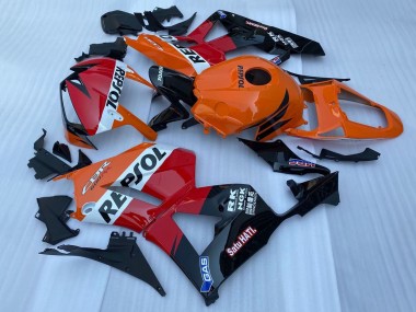 Orange White Red Glossy Black Repsol 2013-2023 Honda CBR600RR Motorcycle Fairing