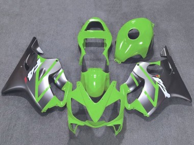 Silver Green 2001-2003 Honda CBR600 F4i Motorcycle Fairings