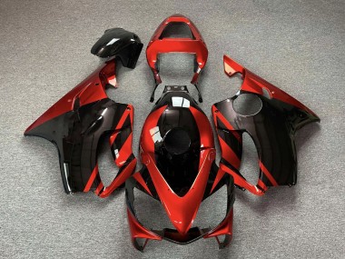 Red Glossy Black 2001-2003 Honda CBR600 F4i Motorcycle Fairings