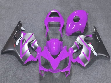 Silver Light Purple 2001-2003 Honda CBR600 F4i Motorcycle Fairings