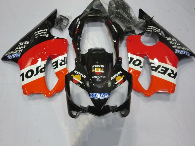 Orange White Red Glossy Black Repsol 2004-2007 Honda CBR600 F4i Motorcycle Fairings