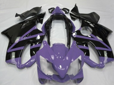 Light Purple Glossy Black 2004-2007 Honda CBR600 F4i Motorcycle Fairings