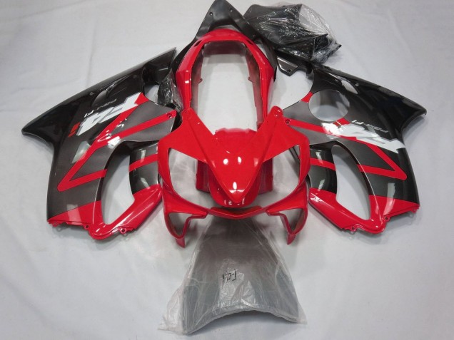 Red Grey Glossy Black 2004-2007 Honda CBR600 F4i Motorcycle Fairings