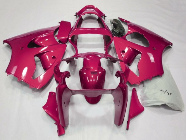 Hot Pink 2000-2002 Kawasaki ZX6R Motorcycle Fairings