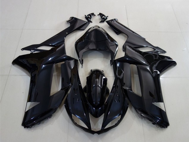 Glossy Black 2007-2008 Kawasaki ZX6R Motorcycle Fairing