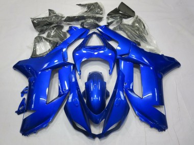 Blue 2007-2008 Kawasaki ZX6R Motorcycle Fairings