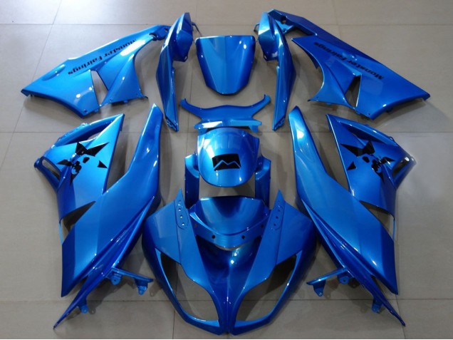 Metallic Blue 2007-2008 Kawasaki ZX6R Motorcycle Fairings