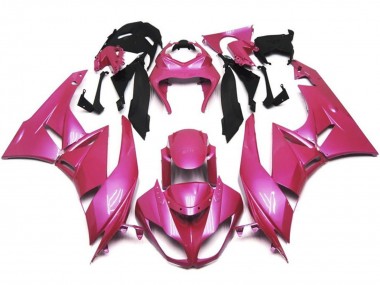 Pink 2009-2012 Kawasaki ZX6R Motorcycle Fairings