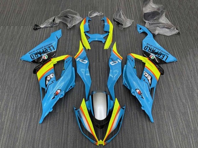 Light Blue Yellow Orange Black Silver 2013-2018 Kawasaki ZX6R Motorcycle Fairings