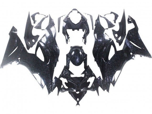 Faux Chopped Carbon Fiber 2019-2022 Kawasaki ZX6R Motorcycle Fairings