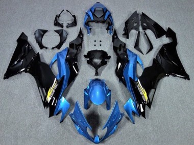 Blue Glossy Black Yellow 2019-2022 Kawasaki ZX6R Motorcycle Fairings