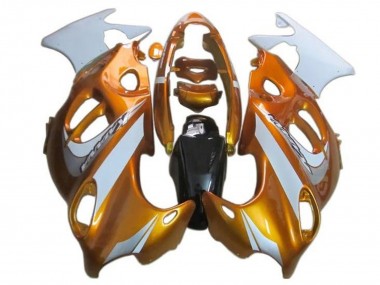 Orange White 2004-2006 Suzuki GSX600F/GSX750F Motorcycle Fairings