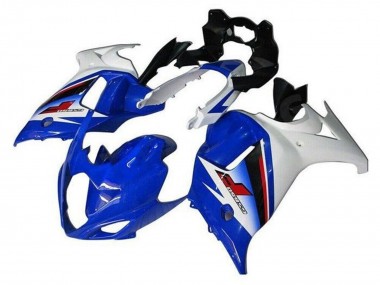 White Blue Red 2008-2013 Suzuki GSX650F Motorcycle Fairings