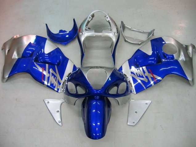 Blue Silver Red 1996-2007 Suzuki GSXR 1300 Hayabusa Motorcycle Fairings