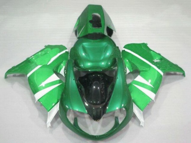 Green White Black 1998-2003 Suzuki TL1000R Motorcycle Fairings