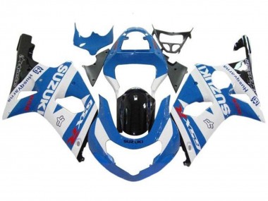 White Light Blue Glossy Black Red 2000-2002 Suzuki GSXR1000 Motorcycle Fairings
