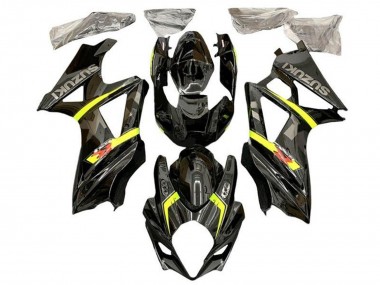 Black Yellow Grey 2005-2006 Suzuki GSXR 1000 Motorcycle Fairings