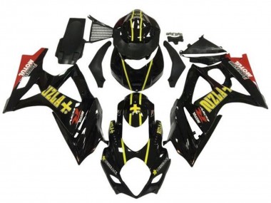 Black Gold Rizla Red 2005-2006 Suzuki GSXR 1000 Motorcycle Fairings