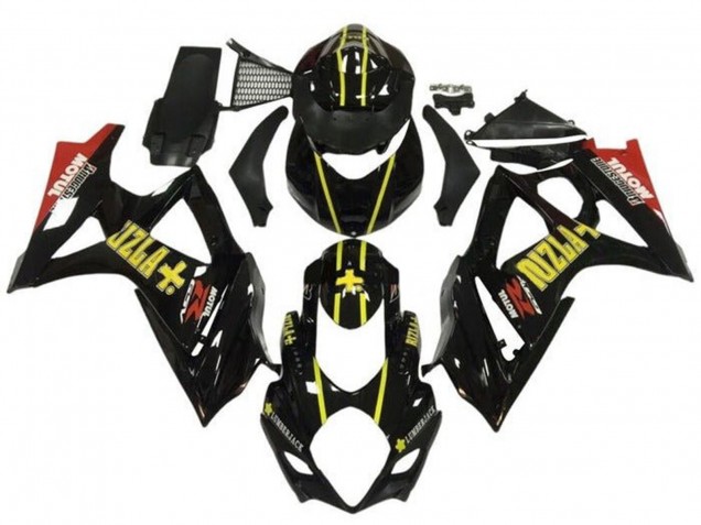 Black Gold Rizla Red 2005-2006 Suzuki GSXR 1000 Motorcycle Fairings