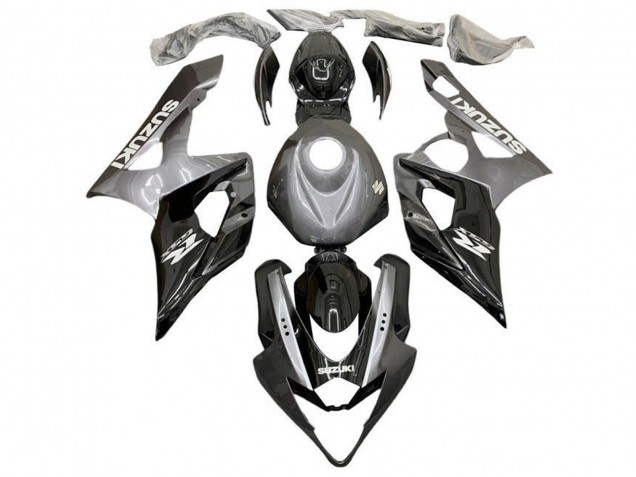 Silver Black 2005-2006 Suzuki GSXR 1000 Motorcycle Fairings