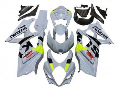 Grey Black Neon Yellow Red 2005-2006 Suzuki GSXR 1000 Motorcycle Fairings