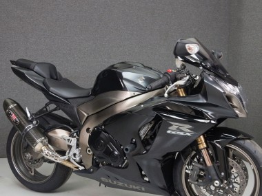 Black Matte Black Matte Silver 2009-2016 Suzuki GSXR 1000 Motorcycle Fairings
