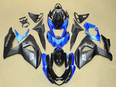 Matte Black Blue Glossy Black Grey 2009-2016 Suzuki GSXR 1000 Motorcycle Fairings