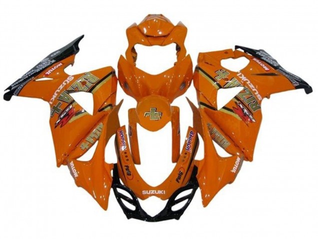 Orange Gold Rizla 2009-2016 Suzuki GSXR 1000 Motorcycle Fairings