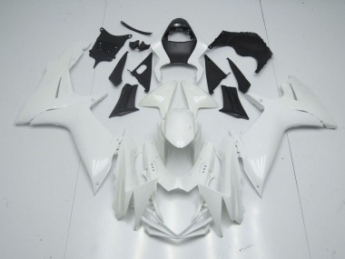 White 2009-2016 Suzuki GSXR 1000 Motorcycle Fairings