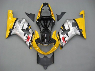 Yellow Silver Glossy Black Red 2001-2003 Suzuki GSXR 600 / GSXR 750 Motorcycle Fairings