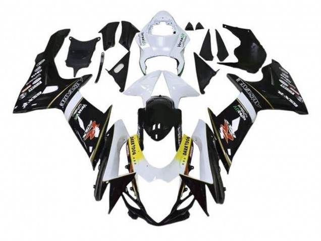 White Yellow Black Alstare Dark Dog 2011-2024 Suzuki GSXR 600 / GSXR 750 Motorcycle Fairings