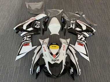 White Black Yellow Red Tyco 2011-2024 Suzuki GSXR 600 / GSXR 750 Motorcycle Fairings