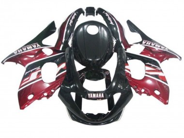 Black Dark Red White 1996-2007 Yamaha YZF600R Thundercat Motorcycle Fairings