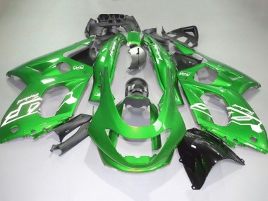 Green White 1996-2007 Yamaha YZF600R Thundercat Motorcycle Fairings