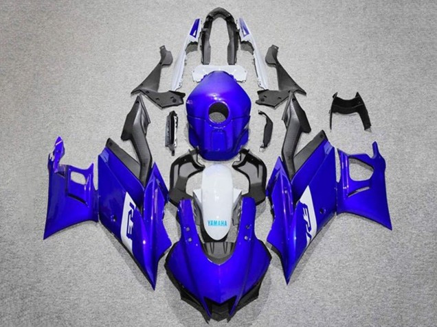 Blue White Matte Black 2019-2021 Yamaha YZF R3/R25 Motorcycle Fairings